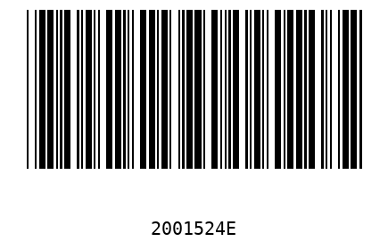 Bar code 2001524