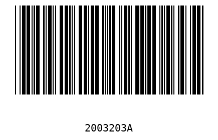 Bar code 2003203