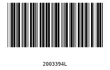 Barcode 2003394