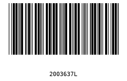 Bar code 2003637