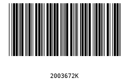 Barra Código 2003672