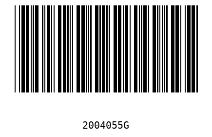 Barcode 2004055