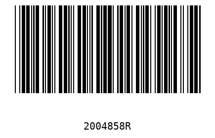 Bar code 2004858