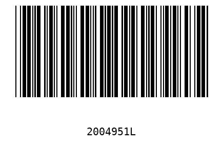 Bar code 2004951