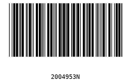 Bar code 2004953