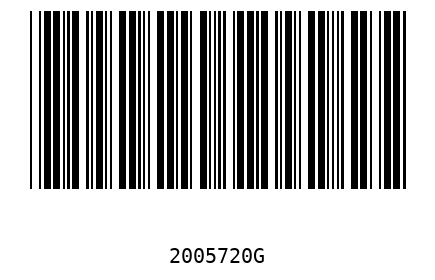 Barcode 2005720