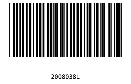 Barra Código 2008038