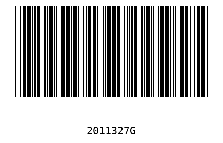 Bar code 2011327
