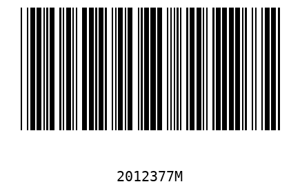 Bar code 2012377