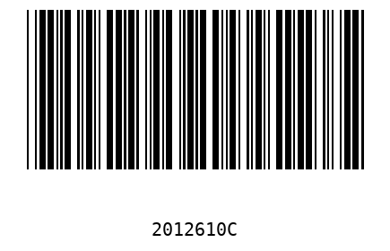 Bar code 2012610