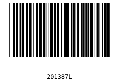 Bar code 201387