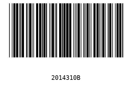 Barcode 2014310