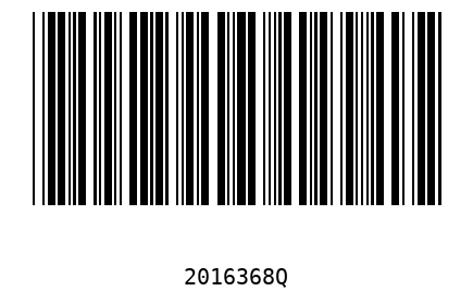 Barcode 2016368