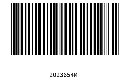 Barcode 2023654
