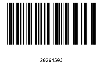 Barcode 2026450