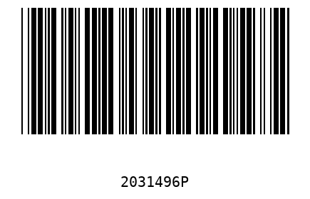 Barcode 2031496