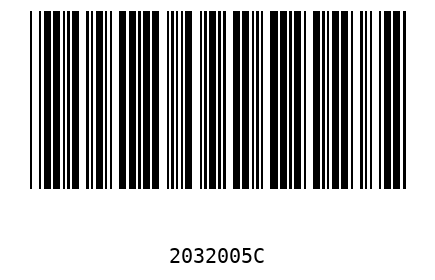 Bar code 2032005