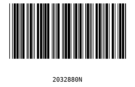 Barra Código 2032880
