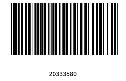Barcode 2033358