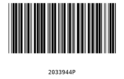 Barcode 2033944