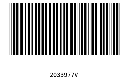 Bar code 2033977