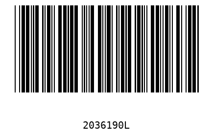 Barcode 2036190