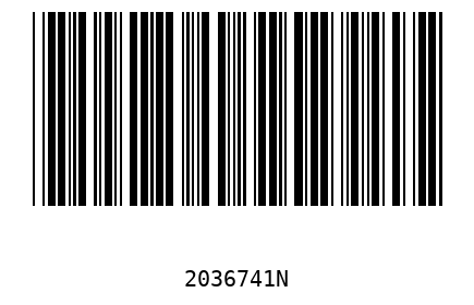 Barcode 2036741