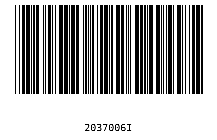 Barcode 2037006
