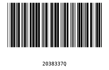 Barcode 2038337
