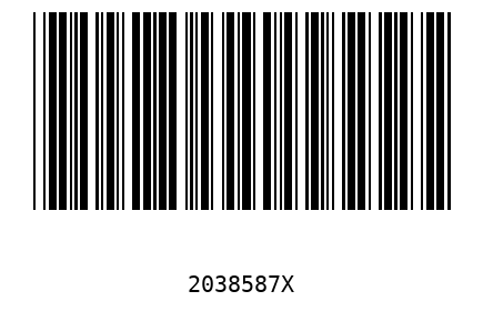 Barcode 2038587