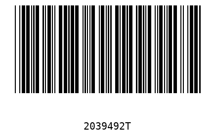 Barcode 2039492