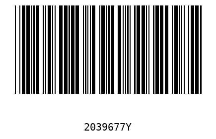 Barcode 2039677
