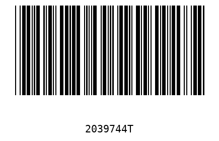 Barcode 2039744
