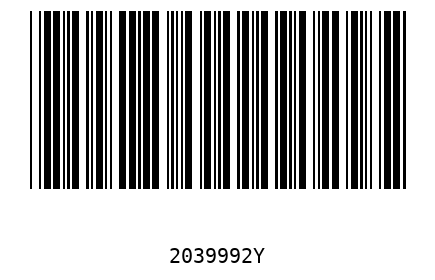 Barcode 2039992