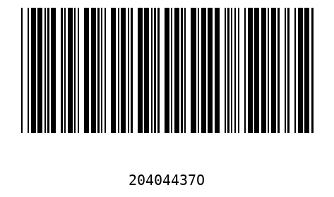 Barcode 20404437