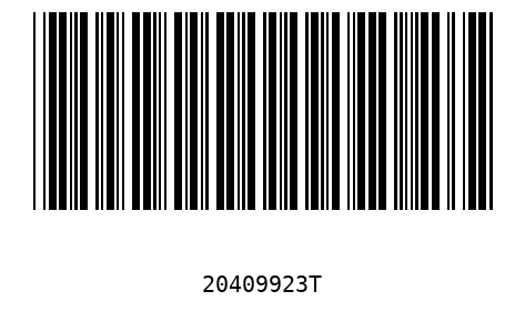 Barcode 20409923