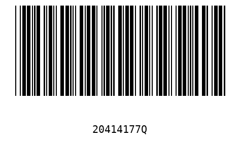 Barcode 20414177