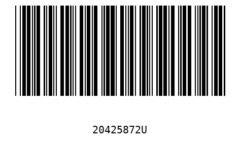 Barcode 20425872