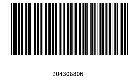 Barcode 20430680