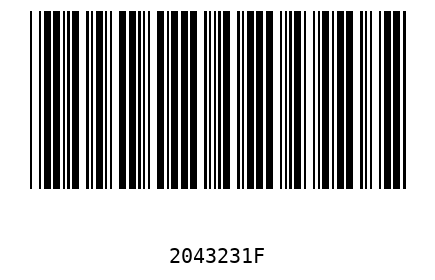 Barcode 2043231
