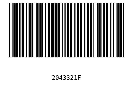 Barcode 2043321