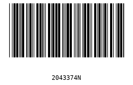Barcode 2043374