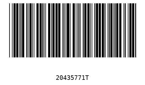 Barcode 20435771