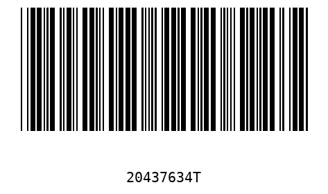 Barcode 20437634