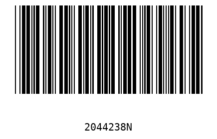 Barcode 2044238