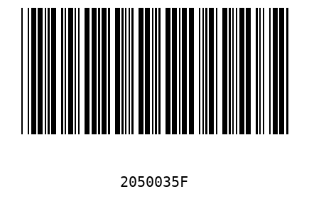 Barcode 2050035