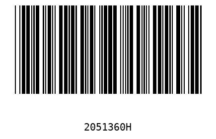 Barcode 2051360