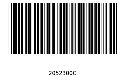 Barcode 2052300
