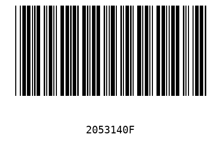 Barra Código 2053140