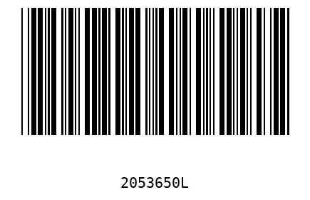 Barcode 2053650